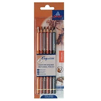 6 sketching pencils
