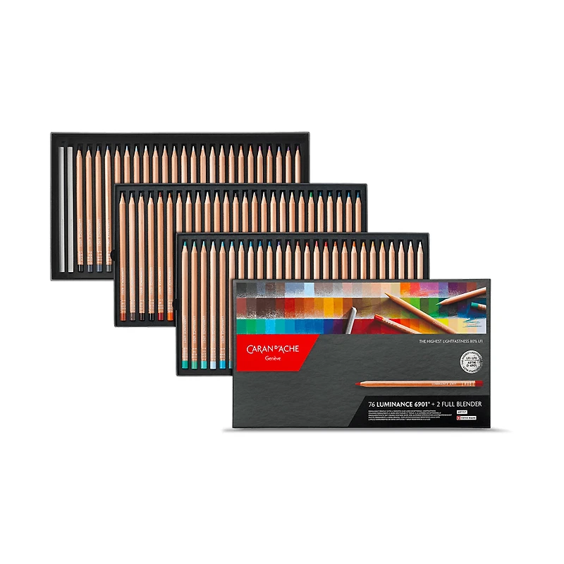 Ensemble de 76 crayons de couleur Luminance 6901