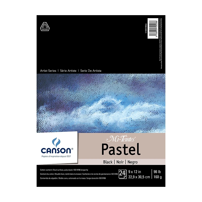 Mi-Teintes Paper Pad - Black