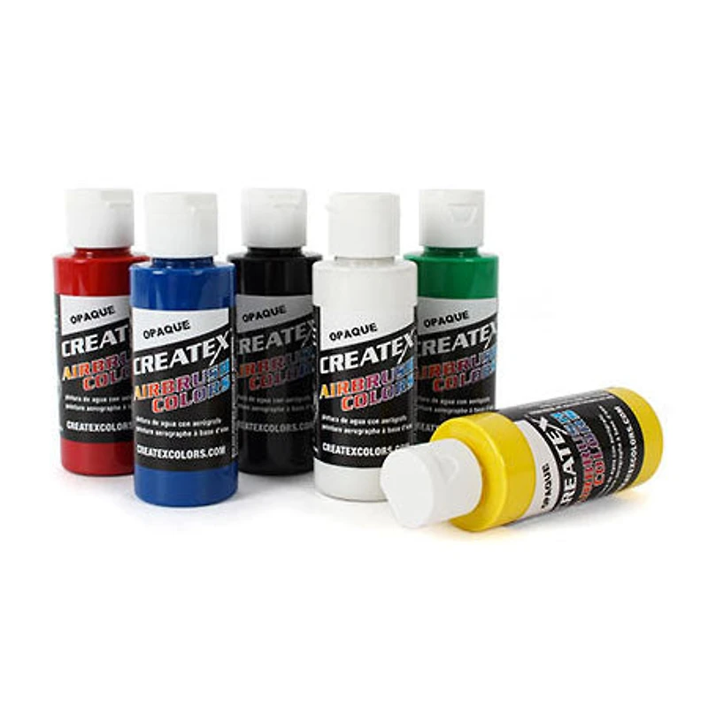Ensemble de 6 couleurs pour aérographie – Opaque