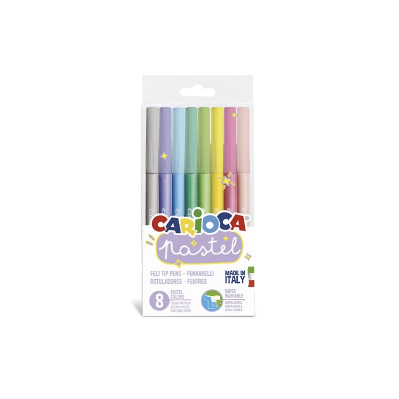8-Pack Pastel Markers