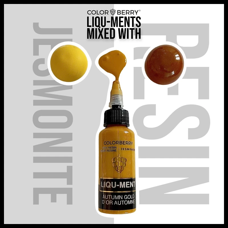 LIQU:MENT for JESMONITE Resin - Autumn Gold