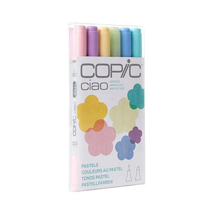 Set of 6 Copic Marker