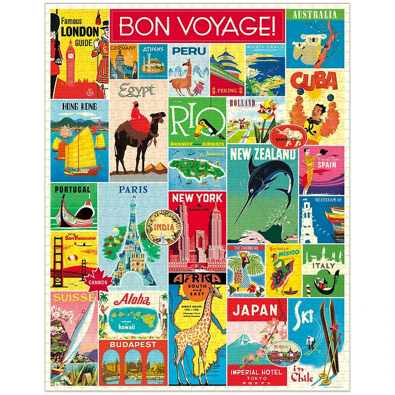 1,000-Piece Puzzle - "Travel"