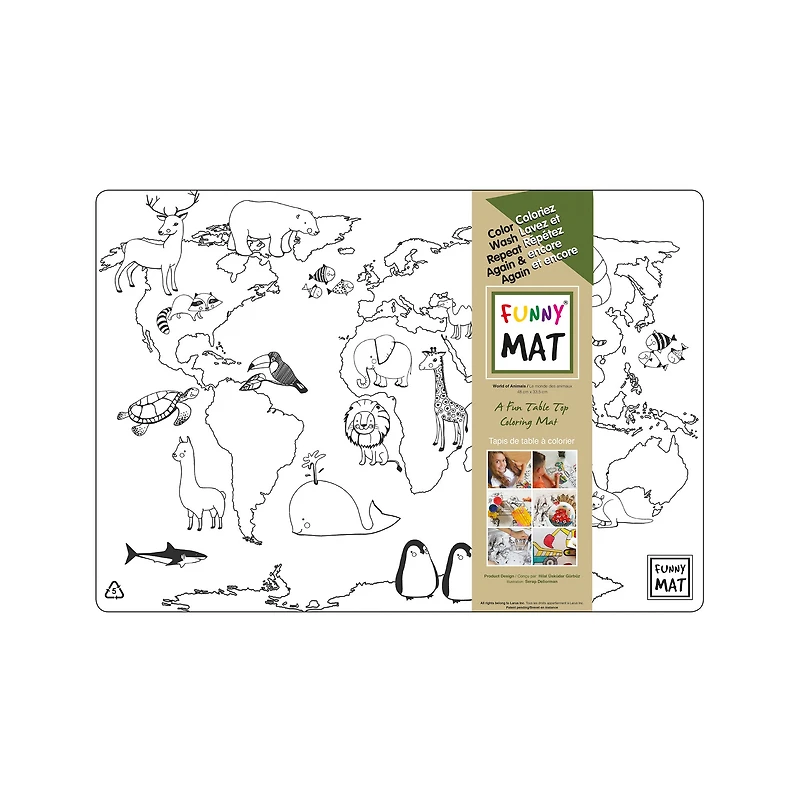 Funny Mat Colouring Placemat