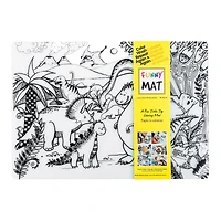 Funny Mat Colouring Placemat - Jurassic