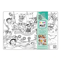 Funny Mat Colouring Placemat - Pirates
