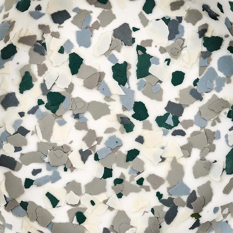 Éclats de couleur Terrazzo - sarcelle