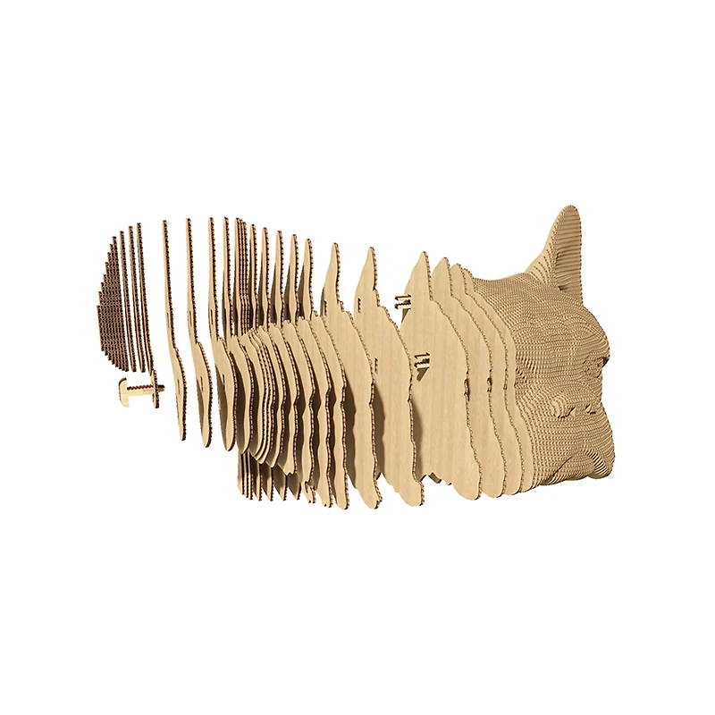 3D Carboard Puzzle - Bulldog