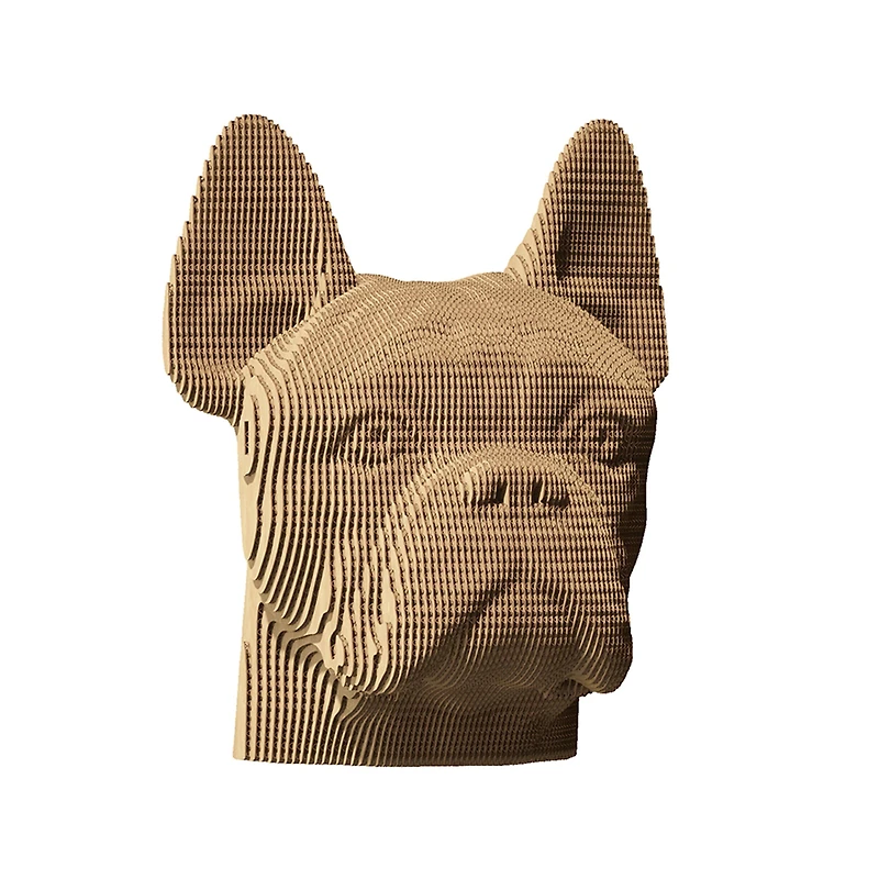 3D Carboard Puzzle - Bulldog