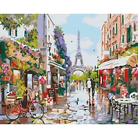 Paint by Numbers Kit - "Lunch in Paris"