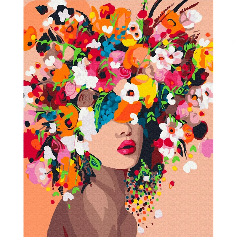 Paint by Numbers Kit - "Flower Nymph"