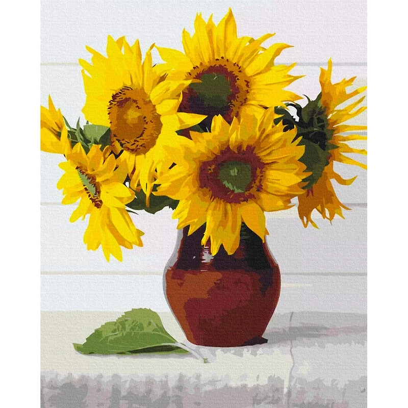 Paint by Numbers Kit - "Sunflowers"