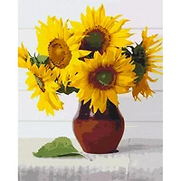 Paint by Numbers Kit - "Sunflowers"