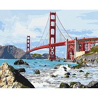 Paint by Numbers Kit - "San Francisco Bridge"