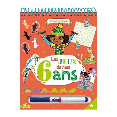 Les jeux de mes ans - bloc avec feutre effaçable