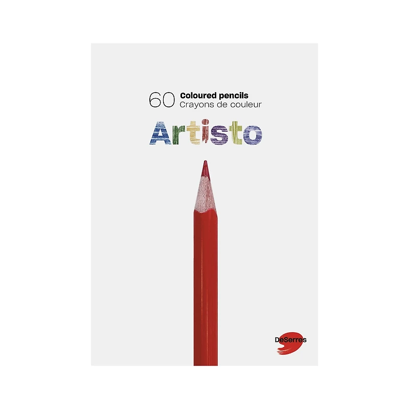 60-Pack Artisto Coloured Pencils