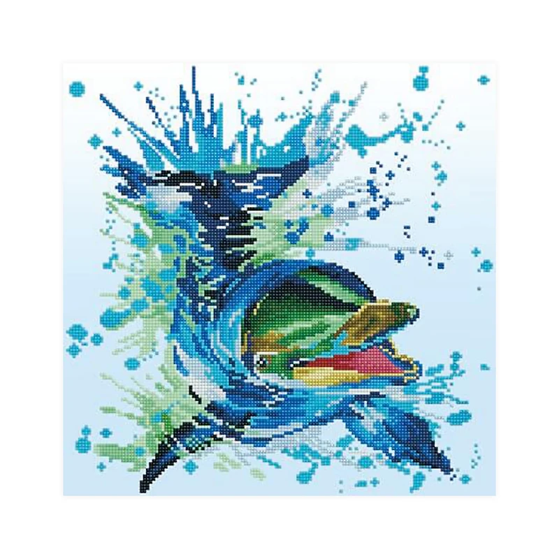 Kit créatif Diamond Dotz - Le dauphin