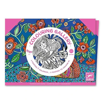 Pochette coloriage - Floraison