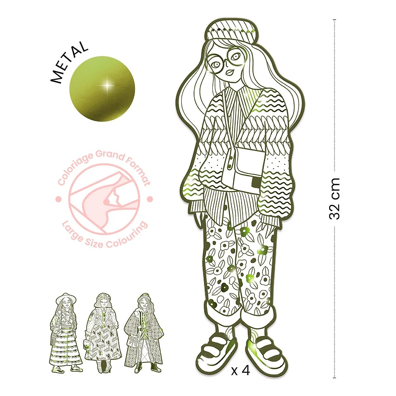 Fashion Colouring - Ladies, Bowie & Friends