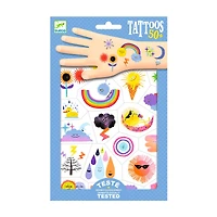 Temporary Tattoos - Weather Emojis
