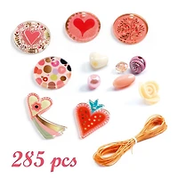 Perles fantaisie - coeurs