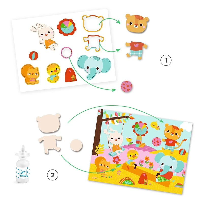 Kit collages pour enfants