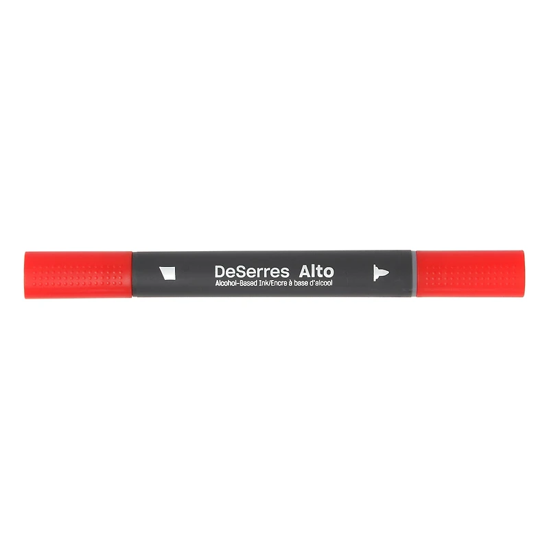 12-Pack Alto Markers Set, Basic Colours - Chisel and Fine Tip