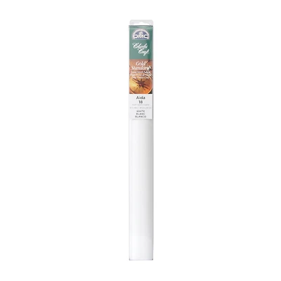 Aïda Needlework Fabric — 18 Count, White