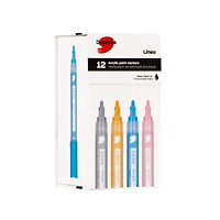 Set of 12 Acrylic Markers