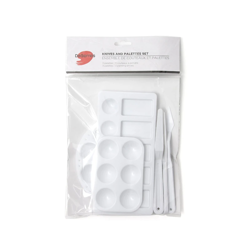 Palettes & Painting Knives Set