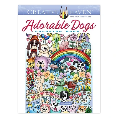 Adorable Dogs Colouring Book - éd. anglaise