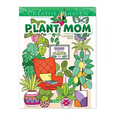 Plant Mom Colouring Book