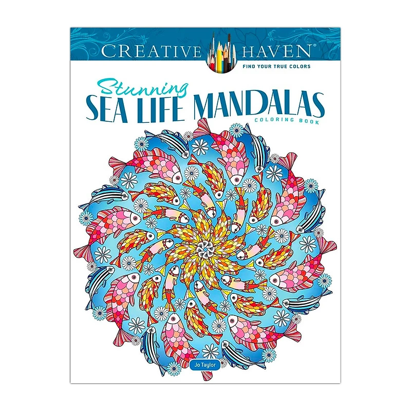 Stunning Sea Life Mandalas Colouring Book
