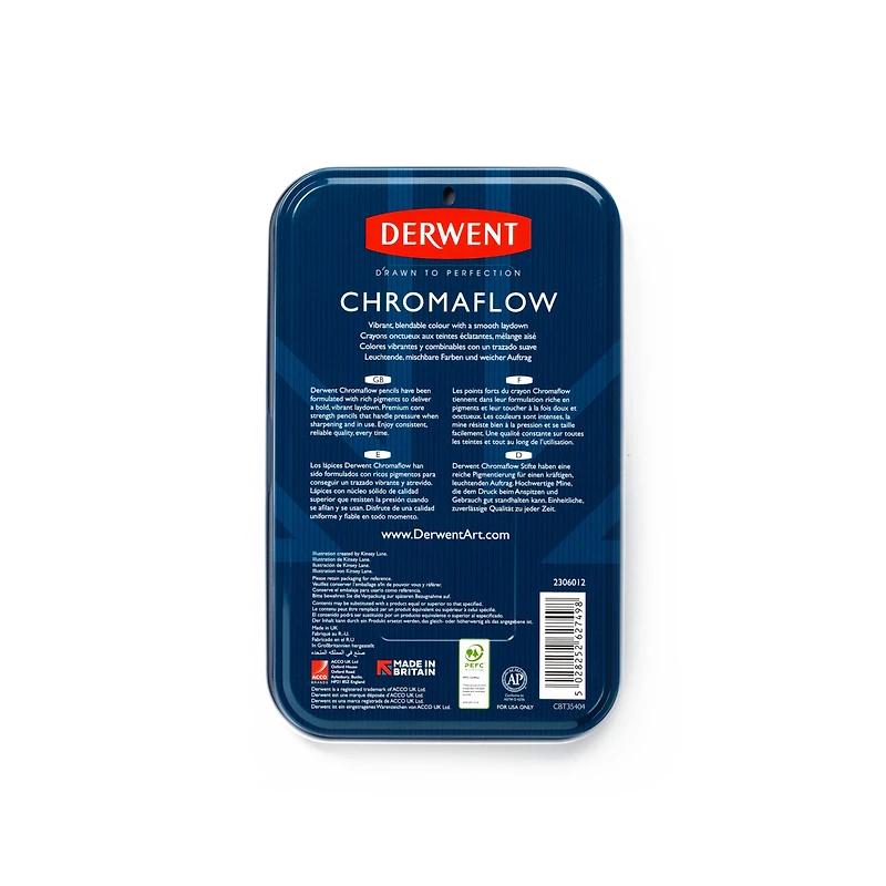 Ens. 36 crayons de couleur Chromaflow