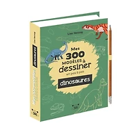 300 modèle à dessiner en pas à pas: dinosaures - French Ed.