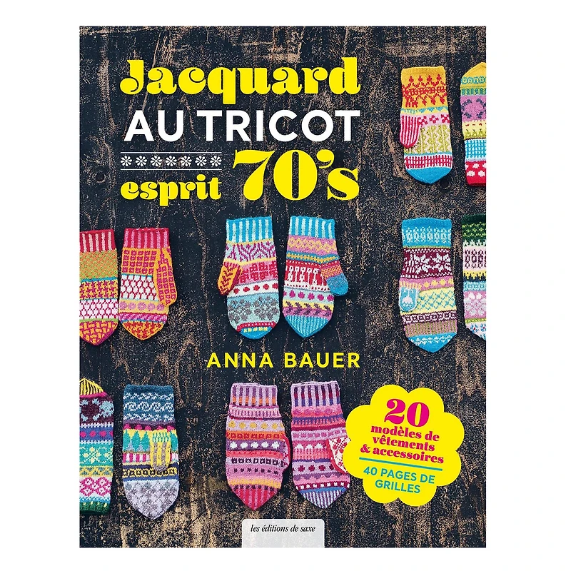 Jacquard au tricot esprit 70's