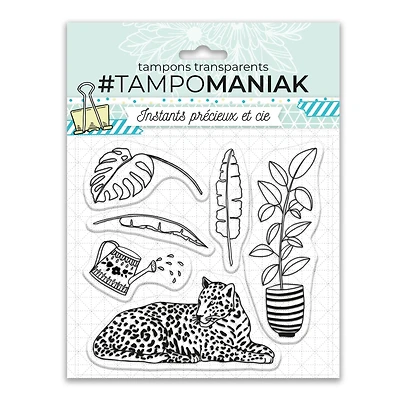 Transparent Stamps - Princesse de la jungle, French Ed.