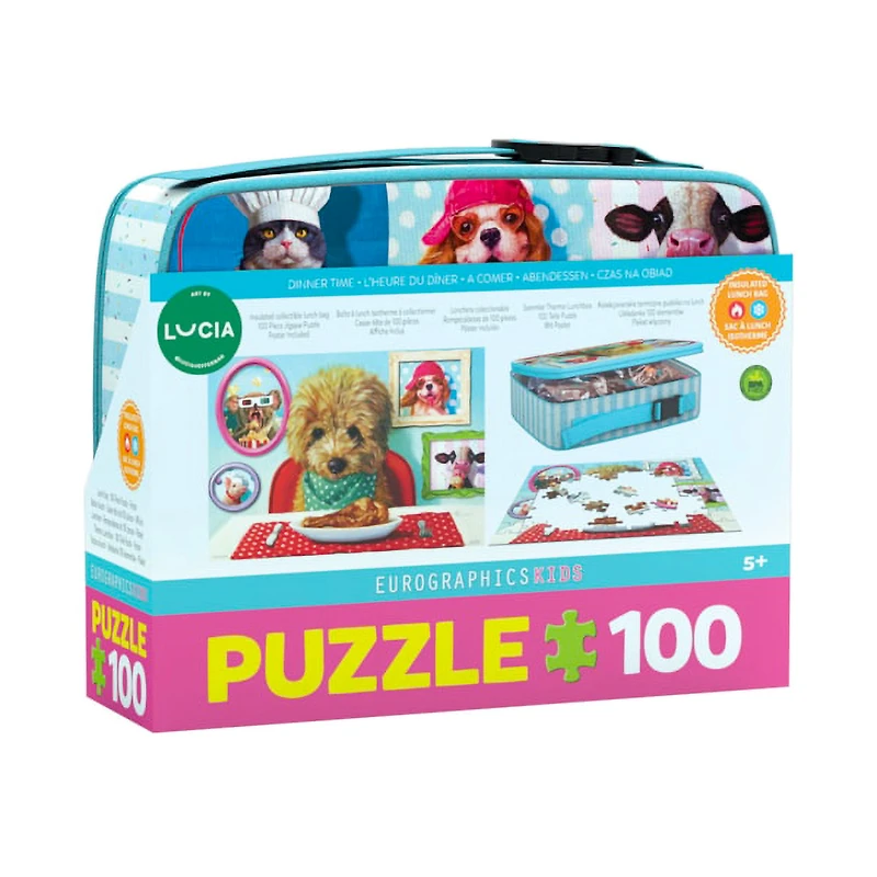 100-Piece Puzzle Lunch Box