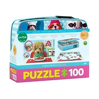100-Piece Puzzle Lunch Box
