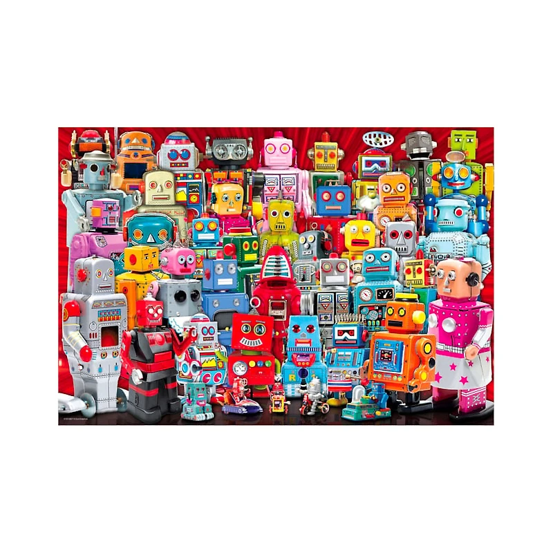 Casse-tête boîte à lunch 100 mcx - « Robots »