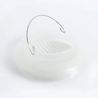Expandable brush washer bucket