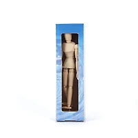 Wood mannequin male 8in
