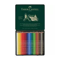 Ens. 24 crayons de couleur Polychromos