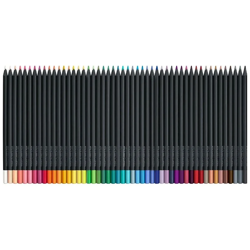50-Pack Black Edition Coloured Pencils