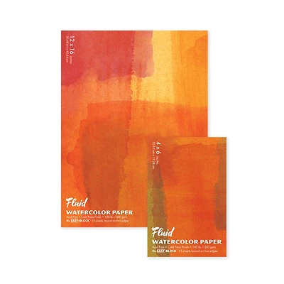 Fluid Watercolour Block - Cold-Pressed