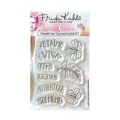Clear Stamp - Viva la Vida (Frida Kahlo), French Ed.
