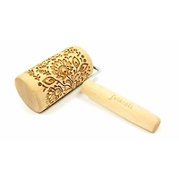 Mini rouleau à pâtisserie embossé - floral