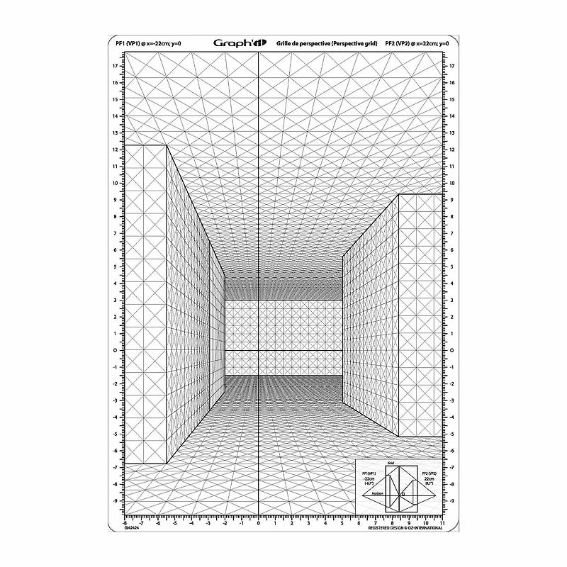 A4 Perspective Grid - Street