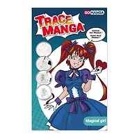 Trace Manga Stencil - Magical Girl